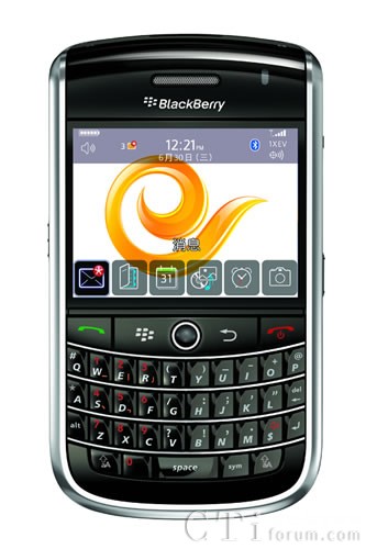 中電信與RIM推出BlackBerry 9630 Tour智能手機(jī)