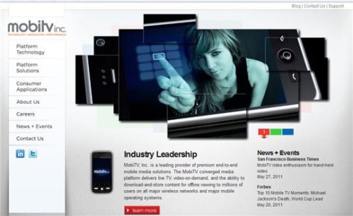 美國(guó)移動(dòng)電視和視頻平臺(tái)服務(wù)商MobiTV